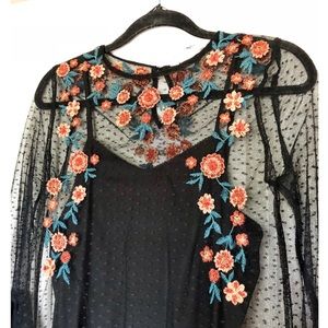 Zara Lace embroidered dress
